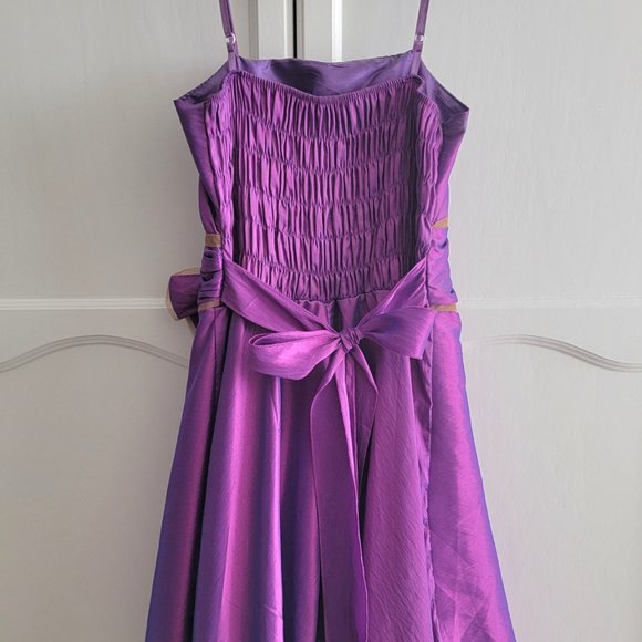 Purple cocktail prom dress - Picture 2 of 2